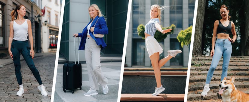 ALEADER Women's Energycloud Lightweight Slip On Walking Running Shoes