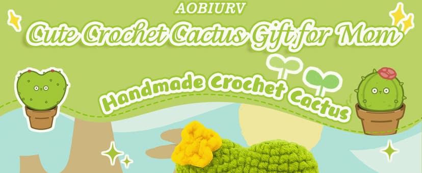 Mom Birthday Gifts Birthday Gifts for Mom from Daughter Son Christmas Meaningful Moms Gift Handmade Crochet Cactus Doll Appreciation Present for Mother Grandmother Aunt