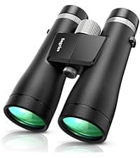 10-30x50 Zoom Binoculars for Adults, High Powered Military Binoculars for Bird Watching Traveling Hunting Concerts with Large View,BAK4,FMC Lens,Clear Low Light Vision at Night