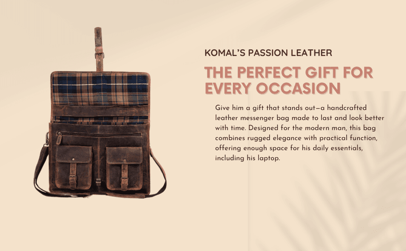 Leather briefcase 18 inch laptop messenger bag for men and women best satchel office bag