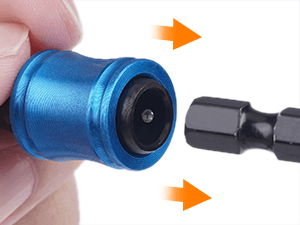 Bit Holder Stocking Stuffers for Men Gifts for Christmas Gifts for Men Who Have Everything Tools for Men Magnetic Drill Bit Holder Keychain Cool Gadgets White Elephant Gifts for Adults Dad Husband Him