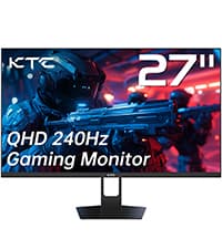 KTC 27 Inch 280Hz 240Hz Gaming Monitor, FHD 1080P PC Computer Monitor, Fast VA Panel, 1ms GTG, FreeSync G-Sync Compatible, HDR Support, 126% sRGB, HDMI and Displayport Inputs, H27E22P