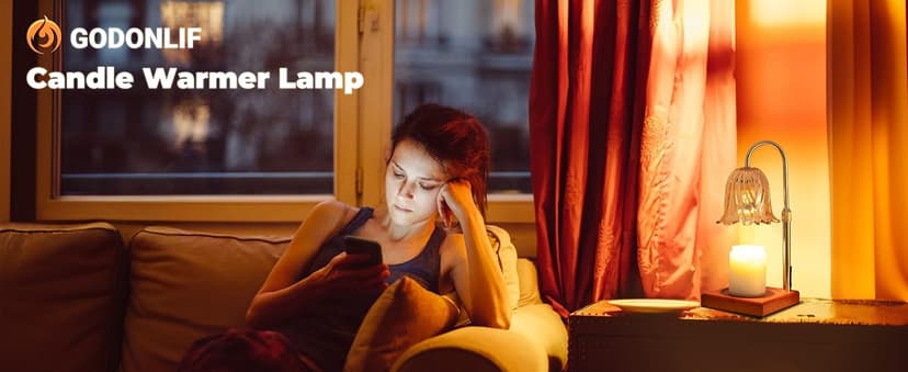 Candle Warmer Lamp with Timer Dimmable, Birthday Gifts for Women Mom, House Warming Gifts New Home Decor, Wax Melt Warmer for Jar Candles with 2 Bulbs