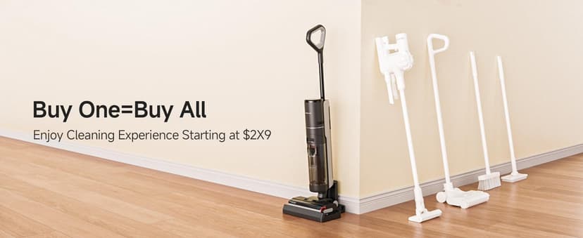 DREAME G10 Pro Wet Dry Vacuum Cleaner, Vacuum Mop All in One with Auto Self-Cleaning, Floor Cleaner Machine for Hard Floor, 35 Mins Runtime, Edge Cleaning, Self-Propelled Vacuum Mop Combo
