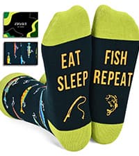 Zmart Men Women Funny Socks - Outdoorsman Gifts for Racing Golfing Hunting Lovers
