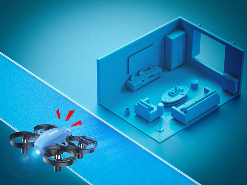 Veeniix V995 Mini Drones for Kids and Beginners,Indoor RC Quadcopter,Small Helicopter Plane with 3D Flips,360° Rotation,Circle Fly,Auto Hover,Headless Mode and 3 Batteries,Gift for Boys and Girls