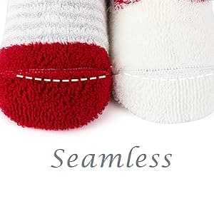 Baby Christmas socks 4 Pack 3-6 -12-18-24 months for boy girl babies Infant cotton fuzzy sock Gifts