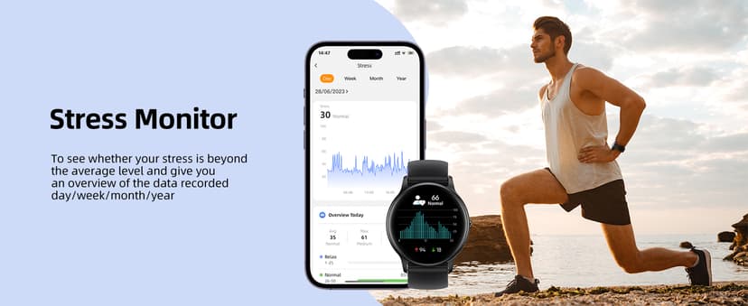 Parsonver Smart Watch for Men Women(Answer/Make Calls), HD Screen Fitness Tracker IP68 Waterproof 100+ Sport Modes, Heart Rate Sleep Monitor, Pedometer, Smartwatch for Android Phones/iPhone Compatible