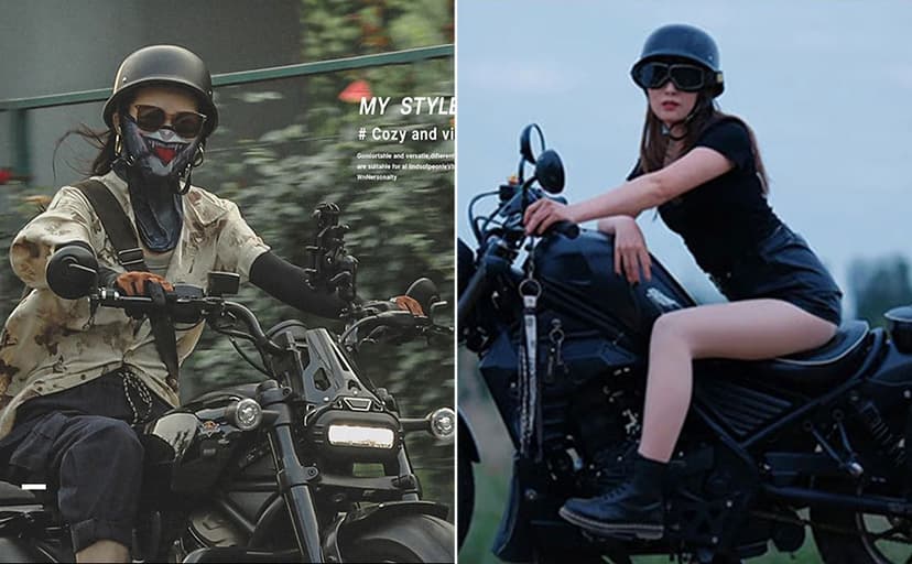 DOT Certified German Style Motorcycle Half Helmet, Vintage ABS Lightweight Helmet for Adults, Retro Half Face Helmet for Cruiser Scooter Chopper