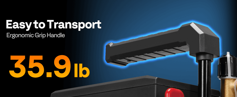 SPECSTAR 110V 9.6 CFM 1 HP Dual-Stage Rotary Vane HVAC Air Vacuum Pump for R12 R22 R134a R410a Systems with Oil Bottle