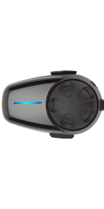Sena SMH10-11 Motorcycle Bluetooth Headset/Intercom Communication System with Universal Microphone Kit (Single)