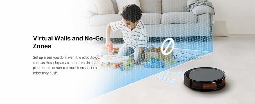 Tapo Ultra-Slim LiDAR Smart Navigation Robot Vacuum and Mop with Self-Emptying Dock, 5300Pa Max, 97%+ Dust Pickup Rate, Self-Charging, Compatible with Alexa & Google Home, RV20 Max Plus