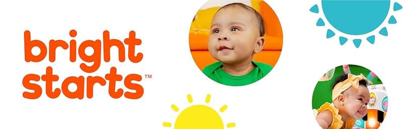 Bright Starts Around We Go 2-in-1 Baby Walker, Discovery Activity Center and Table, Tropic Cool, Ages 6 Months+