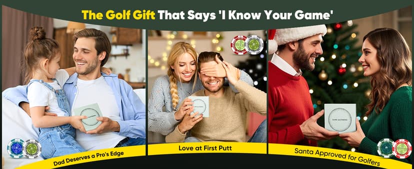 SlopeMaster ProGreen Reader - Golf Ball Marker with High Precision Green Reading Aid Golf Accessories for Men Women