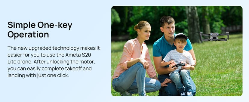 Ameta Drones with Camera for Adults 4k UHD, S20 Lite Brushless Motor FPV Foldable RC Drones for Adults Kids Beginners with 36 Mins Long Flight, Altitude Hold, Headless Mode, Circle Fly, 360° Flips, Cool Toys Gifts for Men Boys(Under 249G)