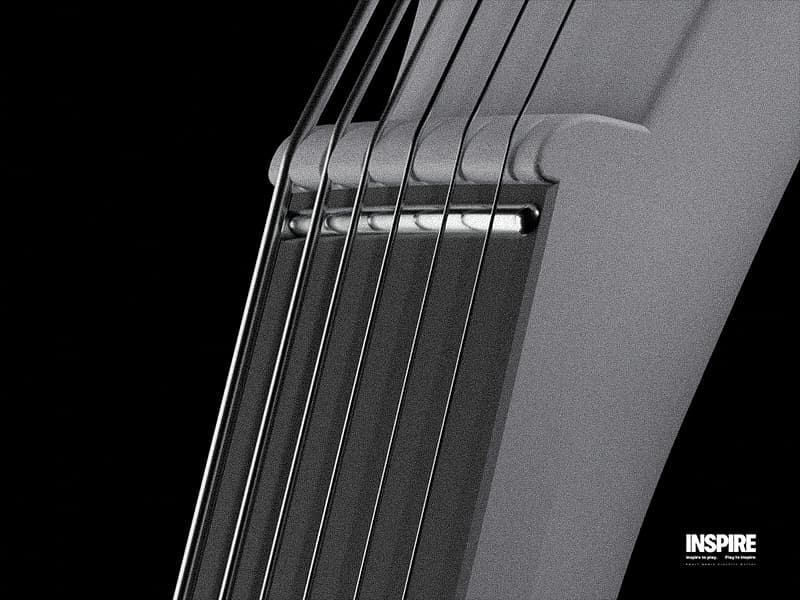 Enya Electric Guitar Inspire 39" Smart Electric Carbon Fiber Guitarra with 15W Wireless Speaker, 20 Distinct Tones, Onboard Presets, Charging Cable, Adjusting Wrench, and Gig Bag