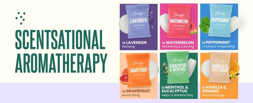 Cleverfy Shower Steamers Aromatherapy for Women and Men – Self-Care Shower Bombs for Stress Relief and Relaxation – 6 Tablets