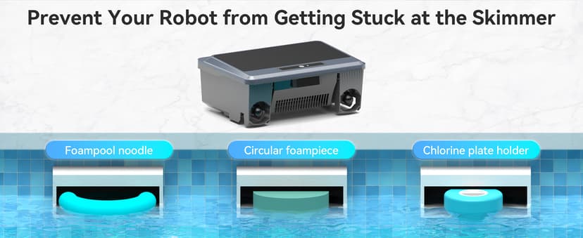 2026 Upgraded F1T Solar Powered Robotic Pool Skimmer Surface Cleaner with APP Support Dual Charging Options Smart Obstacle Avoidance 24/7 Continuous Cleaning Ideal for Above Ground Pool Gray