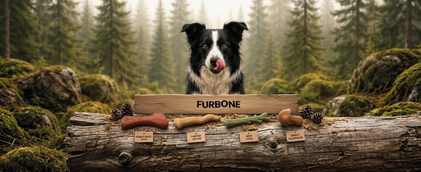 4 shapes and flavors: peanut butter, lamb, chicken, beef; long lasting chews for puppies and adult dogs, gift ready box FURBONE Flavored Nylon Dog Chew Toys 4 Pack, Bones for Small & Medium Dogs B0FQC6RNZM
