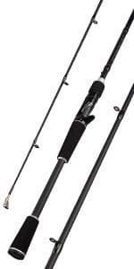 KastKing Compass Telescopic Fishing Rods and Combo, Sensitive Graphite Composite Blank, Easy to Travel, Packs to Just 17" in Length, Stainless Guides and Ceramic Rings, Combos w/ 4+1BB Spinning Reel