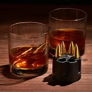 Gifts for Men Dad Husband, Whiskey Stones, Unique Christmas Anniversary Birthday Stocking Stuffers Gift Ideas for Him Boyfriend, Man Cave Stuff Cool Gadgets Retirement Bourbon Presents for Uncle