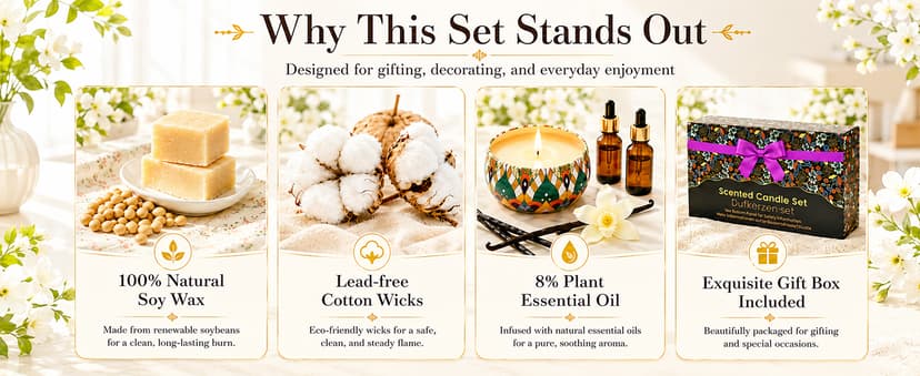 12 Scents, Up to 300-Hour Total Burn, Gift Box Included, Home Fragrance, Birthday, Hostess & Housewarming Gifts Scented Candles Gift Set, 12 Pack Travel Tin Candle Set, Gifts for Women B08T1XYNG9