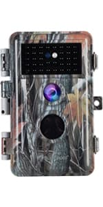 BLAZEVIDEO Game & Trail Camera 32MP Photo & 1296P Video with 100ft Night Vision Motion Activated 0.1s Trigger Speed Waterproof for Home Security, Outdoor Wildlife Scouting