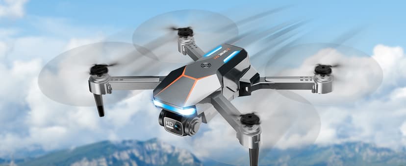 Drone with Camera, 1080P FPV Foldable Drone with Stable Altitude Hold, Gravity Control, Trajectory Flight, 90° Adjustable Lens, One Key Take Off, 2 Batteries, RAGPIP X66 Drone Toy for Kids Adult Beginners