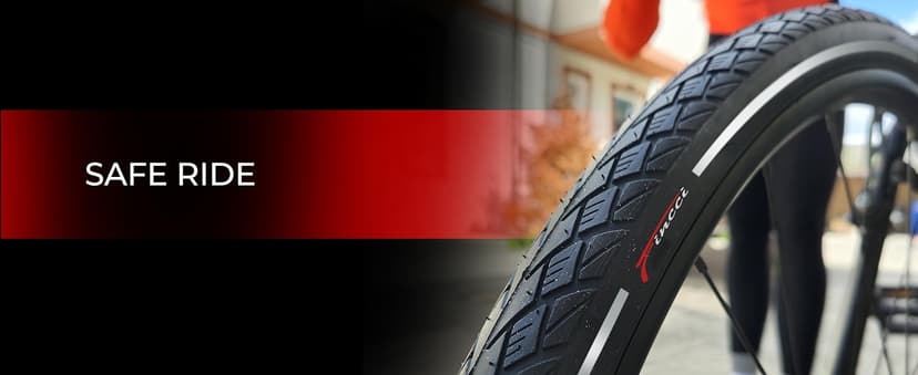 Fincci Pair 700x35c Tire Foldable 37-622 with 1mm Antipuncture Protection for Cycle Road Mountain MTB Hybrid Touring Electric Bike Bicycle with 700 x 35c Tires - Pack of 2