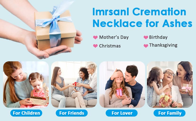 Memorial Pendant, Ashes Necklace of Loved One, Keepsake Gifts for Men Women Imrsanl Game Controller Urn Necklace Cremation Jewelry for Ashes B0CTMCX9JM