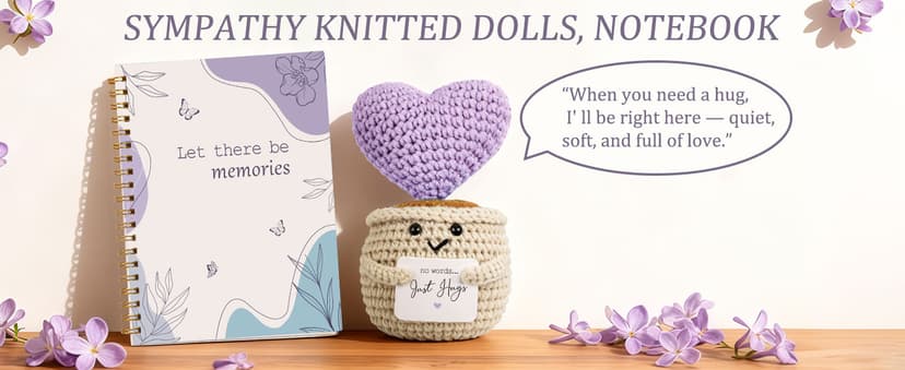 Giftota Sympathy Gifts Baskets for Women – Hug in a Box Care Package Sympathy Gifts for Loss of Loved One, Miscarriage Gift, Sorry Your Loss, Memorial Condolences Grief Bereavement Present for Loss