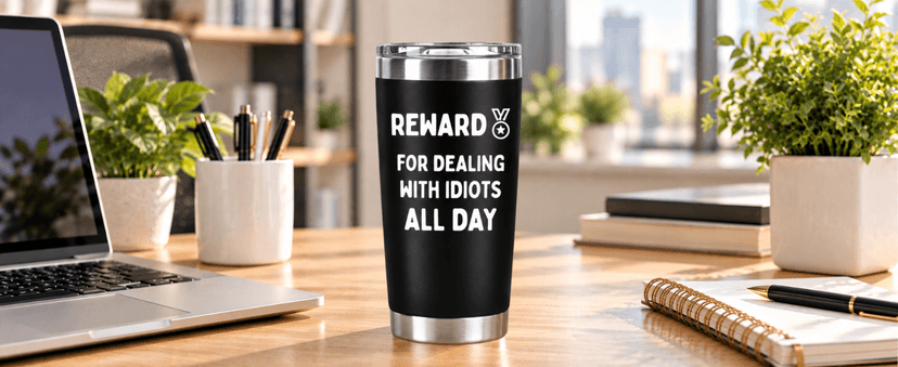 Funny Office Gifts for Coworker, Boss Lady, Manager, Leader-Tumbler 20oz Funny Gifts for Boss Coworkers Teacher Nurse-Bosses Day Gifts for Women B0HF3MH1B9