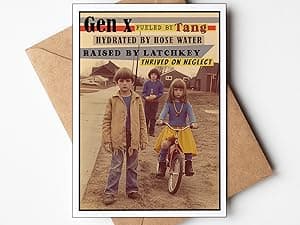 Katie Doodle - Funny Birthday Cards for Women, Friend (Handmade in USA) - Great for 30th, 40th, 50th, 60th, 70th, 75th, 80th, 90th Birthday Gifts for Women Her Friends - Includes 1 Card & 1 Envelope