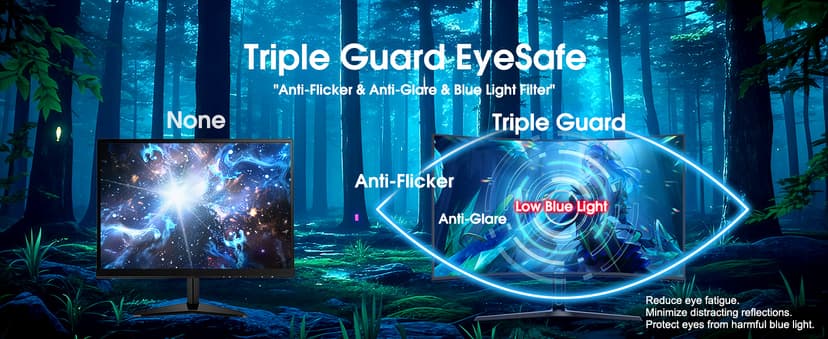 SANSUI 27 Inch Curved 240Hz Gaming Monitor FHD 1080P, 1500R Curve Computer Monitor, 130% sRGB, 4000:1 Contrast, HDR, FreeSync, MPRT 1Ms, Low Blue Light, HDMI DP Ports, Metal Stand, DP Cable Incl.