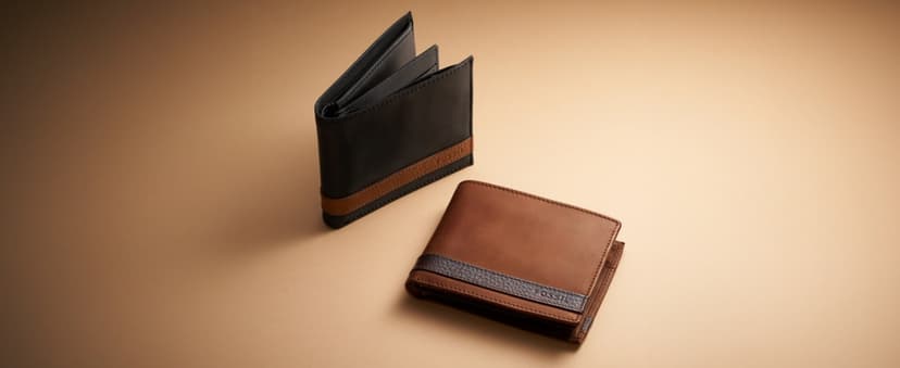 Fossil Men's Leather Minimalist Magnetic Card Case with Money Clip Front Pocket Wallet for Men