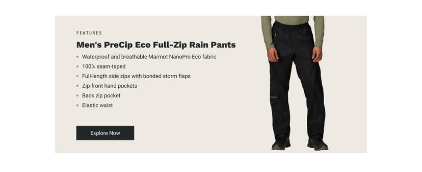 MARMOT Men's Precip Eco Waterproof Rain Jacket - 100% Recycled, Breathable, Lightweight, Packable Raincoat