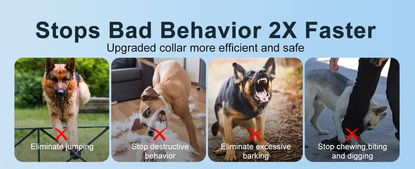 Dog Shock Collar - 4500FT Dog Training Collar with Remote, IPX8 Waterproof Electric Dog Collar with 4 Training Modes, Security Lock, Rechargeable eCollar for 10-120lbs Small Medium Large Dogs