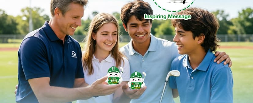 Unique Golfing Gifts for Male Boss Dad Teen Boys Gag Golf Accessories Birthday Christmas Positive Crochet Golf Decor Funny Golf Gifts for Men Women Him Bosses Day Golf Ball Gifts for Golfers B0H4Z7QN2X