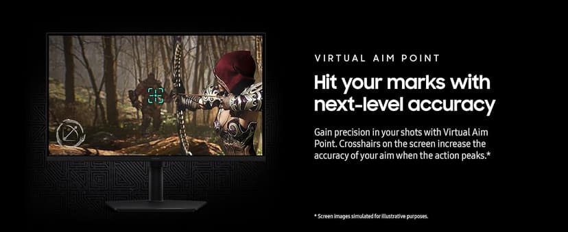 Samsung 32” Odyssey G5 G50F QHD Resolution Gaming Monitor, 180Hz Refresh Rate, Fast IPS Panel, HDR10, NVIDIA G-Sync Compatible, 1ms Response Time (GtG), AMD FreeSync™, Adjustable Stand, LS32FG502ENXZA