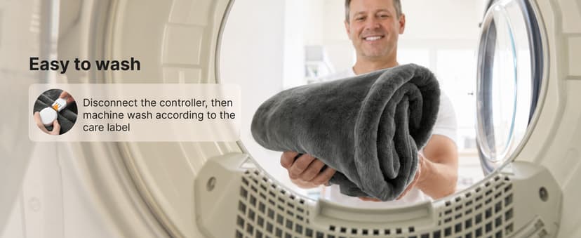 RENPHO Electric Heating Pad for Back Pain Relief, Birthday Gifts for Women Men Mom Dad Elderly, FSA Eligible Items Only List, Large Heat Pad for Neck and Shoulders, 24"x33", ETL Certified, Gray