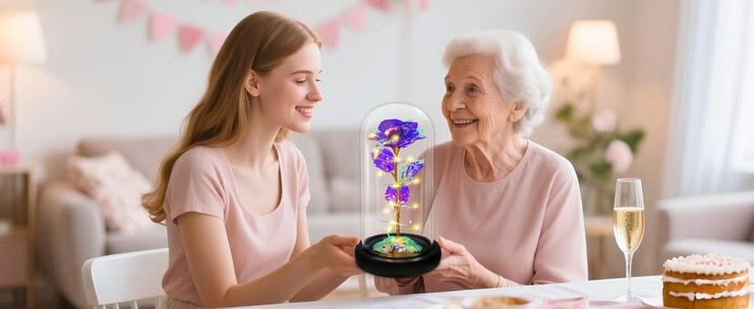 Childom Birthday Gifts for Women,Flowers for Delivery Prime,Colorful Rainbow Light Up Rose in A Glass Dome,Christmas Rose Gifts for Her Mom Women Wife Girl Grandma on Christmas Anniversary Valentines
