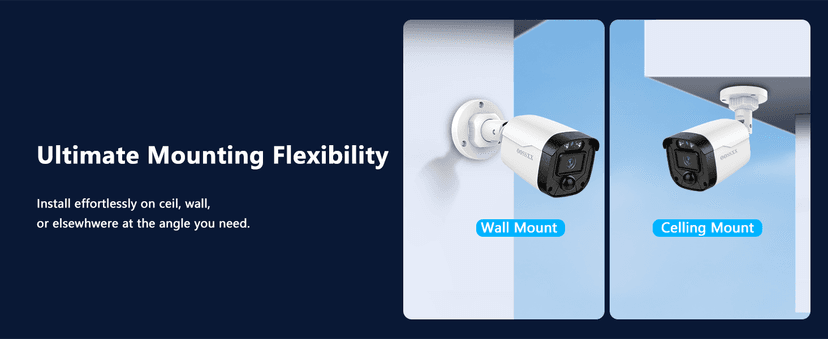 Outdoor Wired Security Camera System Home Video Surveillance Cameras Systems