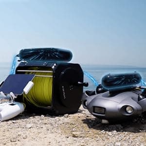FIFISH QYSEA V6 Expert M200A Underwater Drone with Robotic Arm, AI Vision Lock Portable ROV with Q-Interface, Underwater Robot with Industrial Case, 6 Hours Working Time, 4K Camera, 660ft Dive