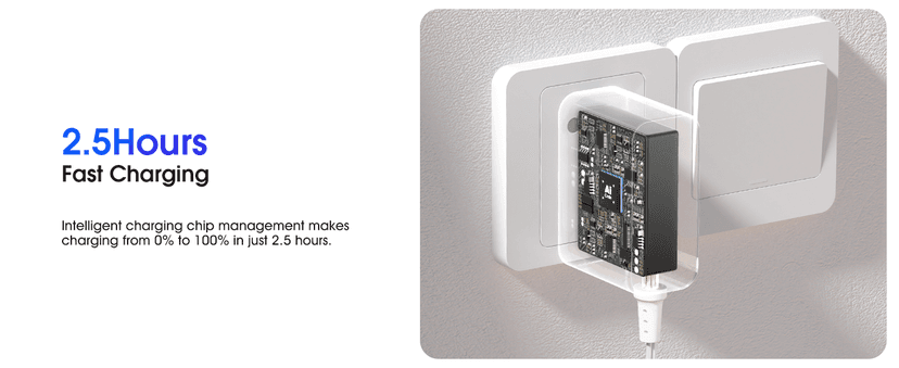 Klarpul Cordless Vacuum Cleaner, 2 Batteries 140 Mins Runtime 600W 50Kpa Stick Vacuum Cordless, Self-Standing Vacuum Cleaners for Home with 2.5H Fast Charging, for Floor/Carpet/Pet Hair, White