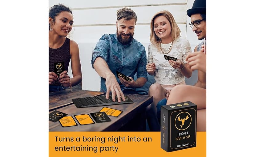 The Most Entertaining Drinking Game - Party Cards That Will Get You Drunk Or Do Things - Fun Adult Board Game Night - Bachelor Bachelorette Couple Laugh Tipsy Birthday Gift