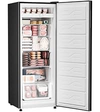 18 Cu.Ft. French Door Refrigerator with Ice Maker, Refrigerator with Freezer Drawer, Frost-Free, UL Certified, French Door Fridge with 3 Smart Cooling Modes