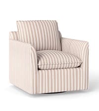 INZOY Modern Accent Chair with Ottoman for Small Space, Club Chair with Ottoman Set, Comfy Fabric Barrel Reading Chairs for Living Room Bedroom, Round Reading Chair with Foot Rest, Flower Pattern