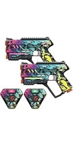 Laser Tag Set of 2, Lazer Tag Game for Kids Indoor & Outdoor Play, Gift Ideas for Kids Teens and Adults, Cool Toys for Teenage Ages 8 9 10 11 12+Year Old Boy & Girls B0C3QX5ZSX