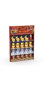 Lindt Holiday Teddy Bear Advent Calendar Assorted Chocolate Candy, 4.5 oz.
