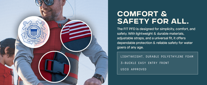 Stohlquist Universal Fit Adult Life Jacket PFD (4 Pack) Coast Guard Approved, for Men and Women 90+ lbs, Lightweight Neoprene and Adjustable, Ideal for Boating, Kayaking & Water Sports